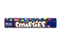 Nestlé Smarties Riesenrolle Schokolinsen in einer blauen Hexagonal-Verpackung