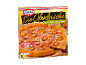 Tiefkühlpizza mit Schinken und Champignons