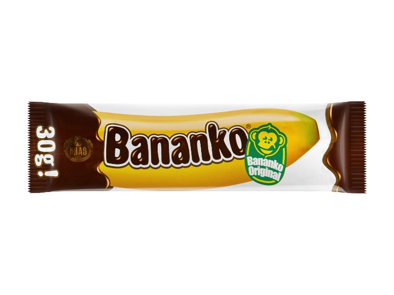 Kraš Bananko Schoko-Schaumbanane, 30g
