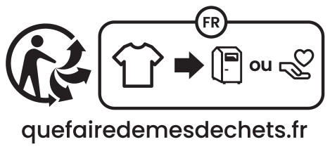 Textilrecycling-Etikett: FR, quefairedemesdechets.fr