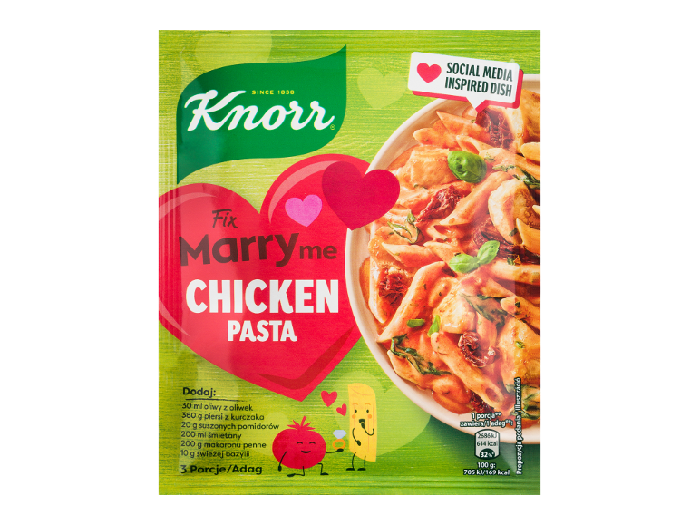Knorr Fix Marry Me Chicken Pasta Würzmischung