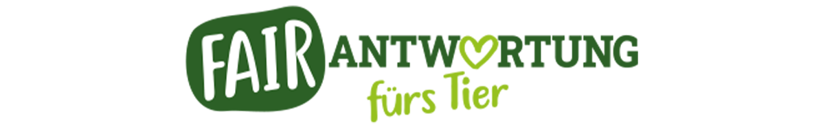 Text im Bild: Logo von Fairantwortung fürs Tier