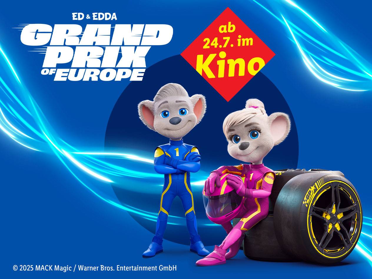 Ed und Edda im Grand Prix von Europa Kinofilm ab 24.7.
