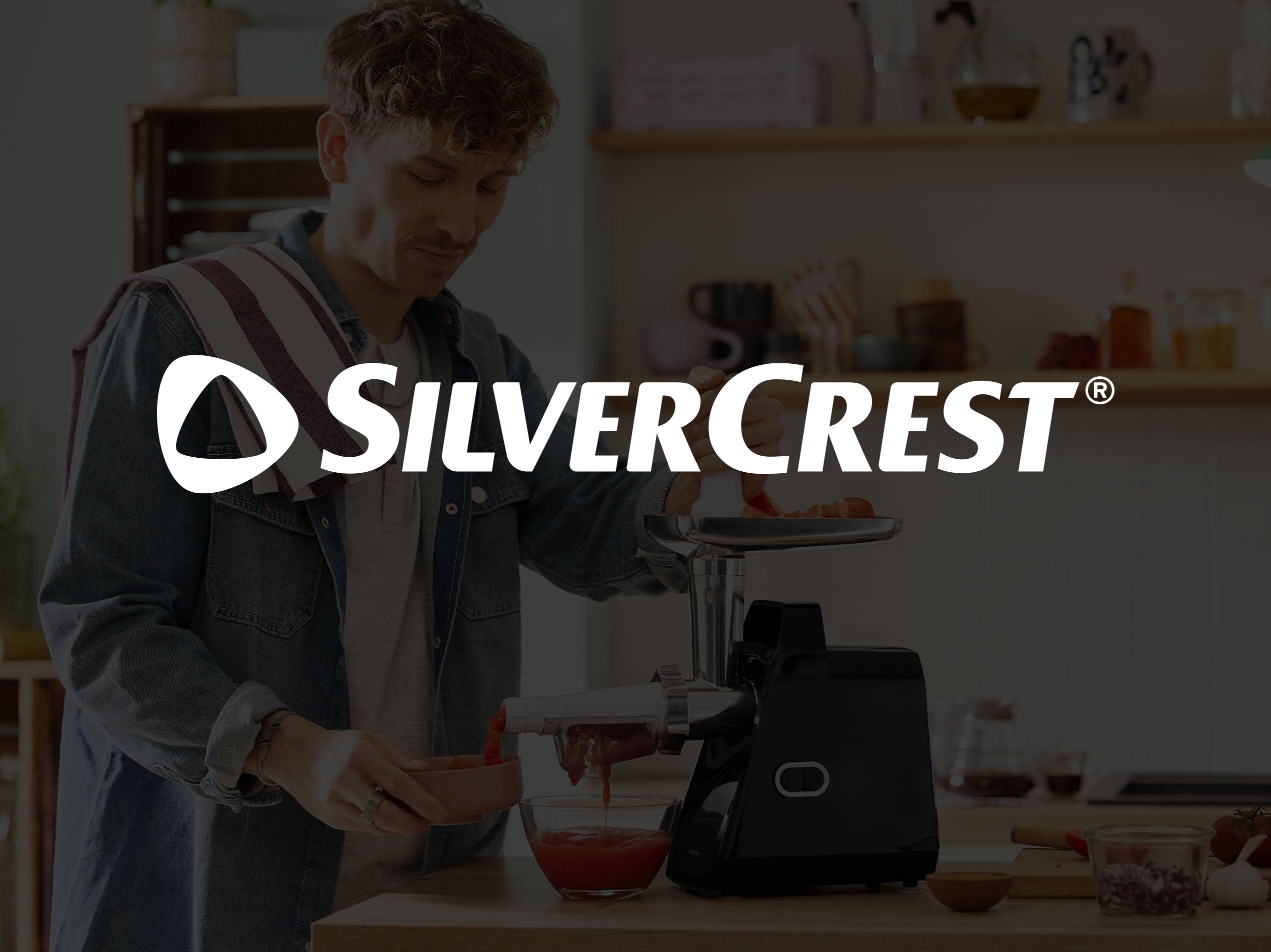 Logo der Marke "SILVERCREST®" auf Imagebild.