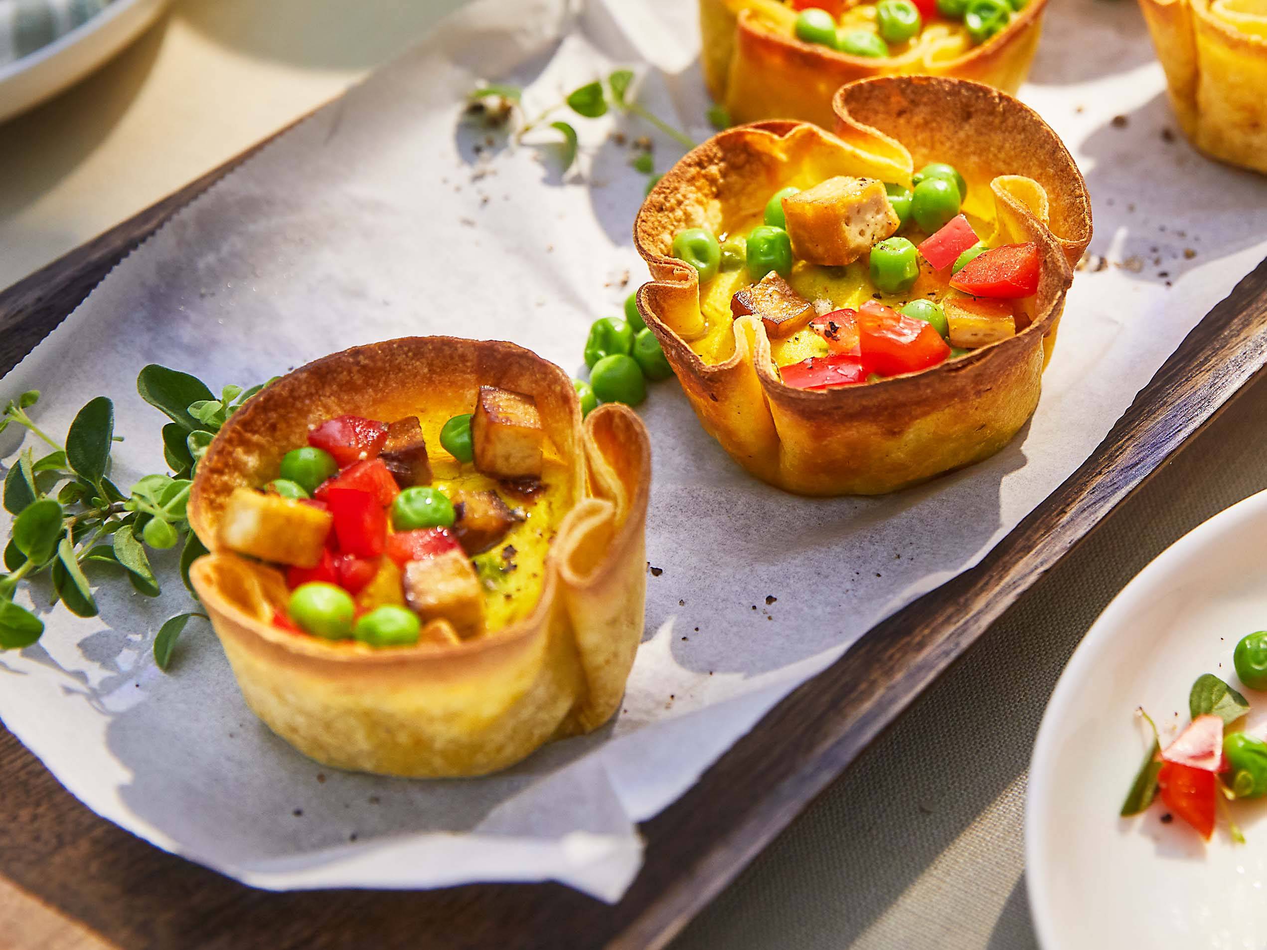 Rezept: Tortilla Quiches