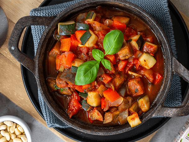 Ratatouille mit frischem Gemüse