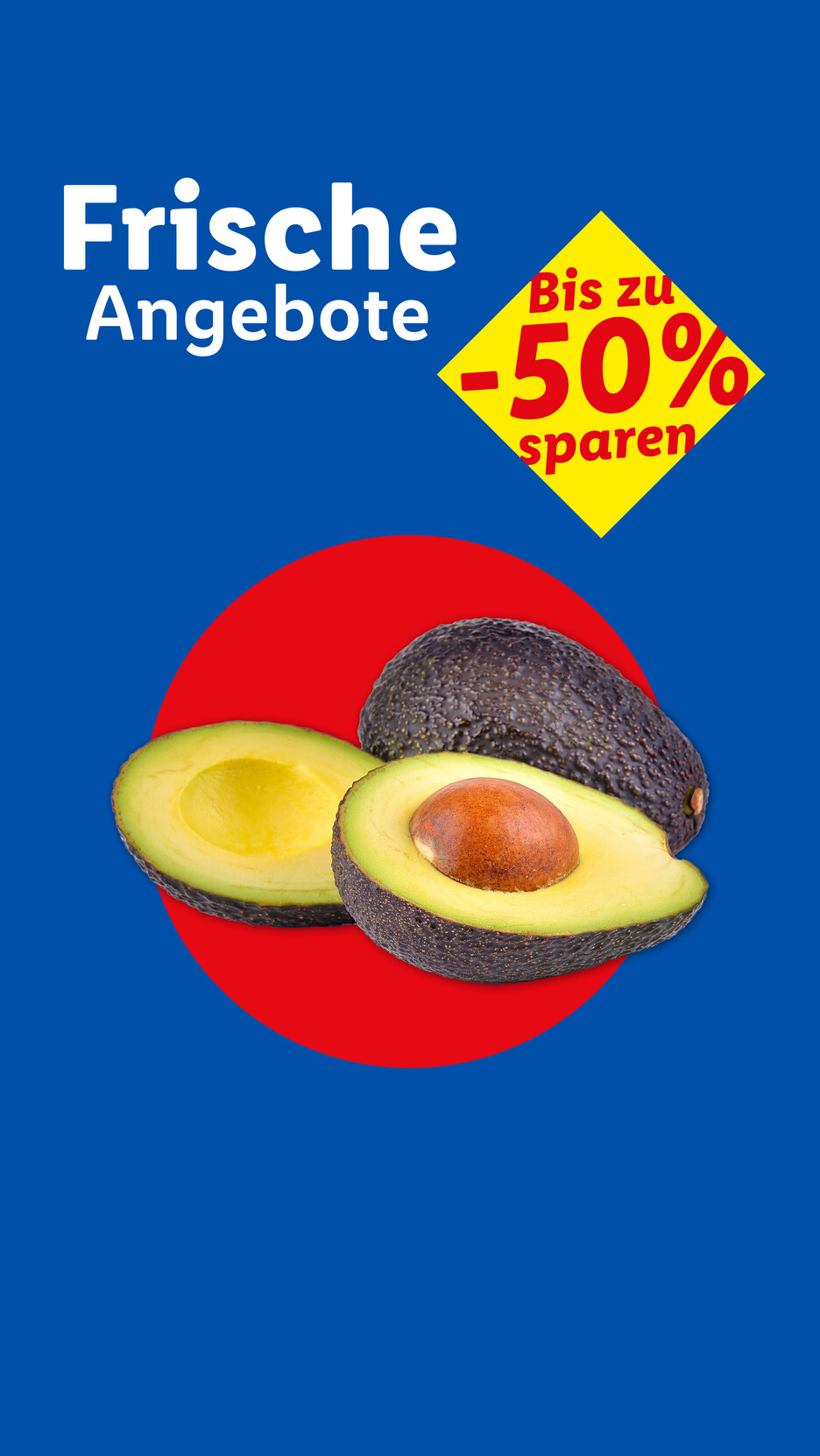 Frische Angebote: Avocados mit bis zu -50% Rabatt.