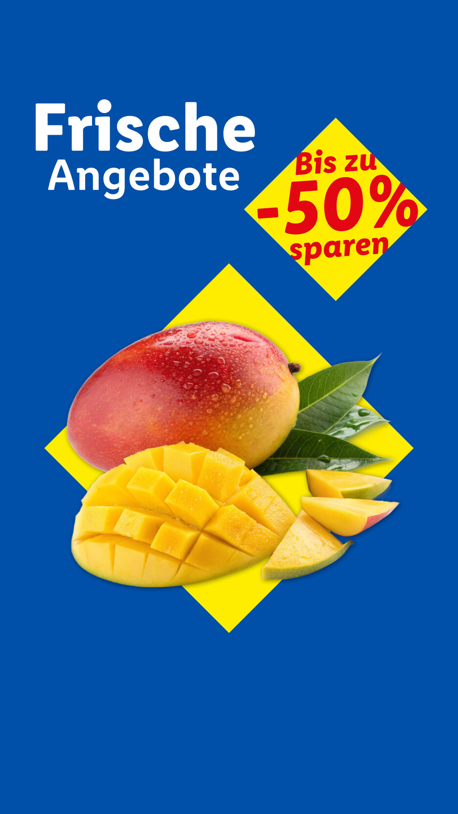 Frische Angebote: Mango, bis zu 50% sparen.