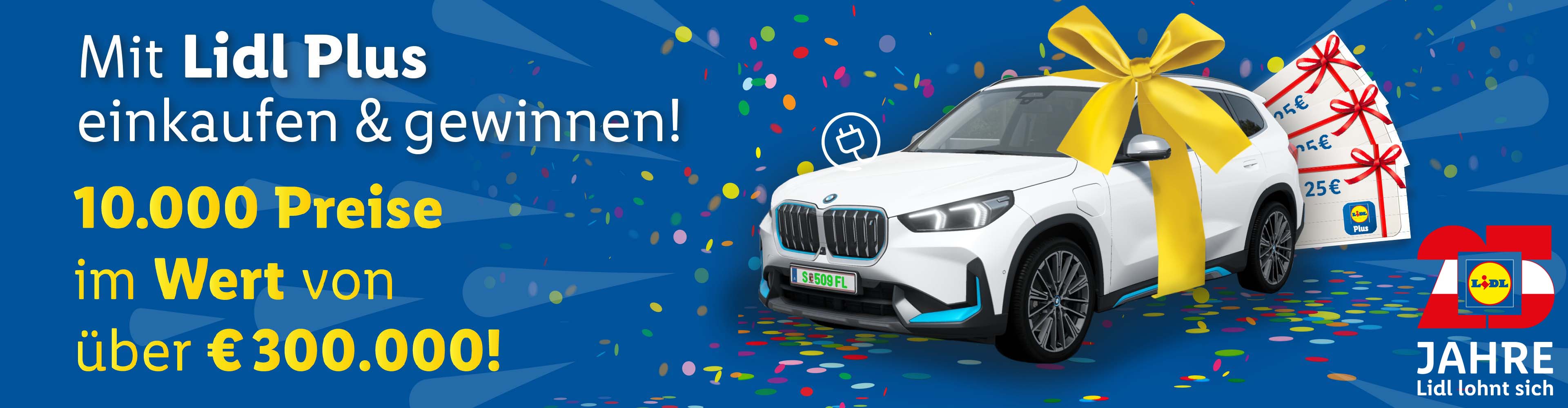 25 JAHRE LIDL ÖSTERREICH - GEWINNSPIEL
