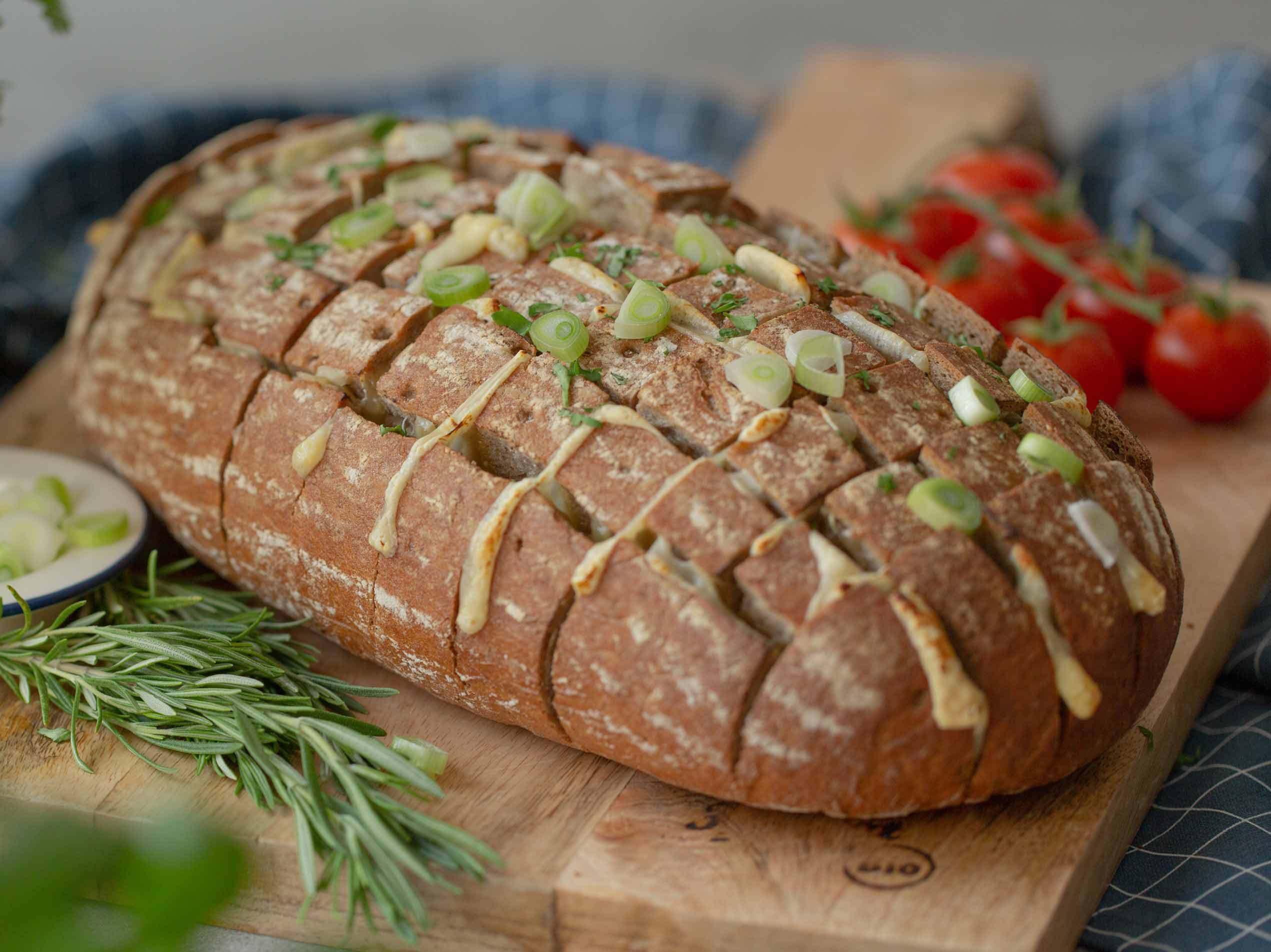 Käse Zupfbrot vom Grill