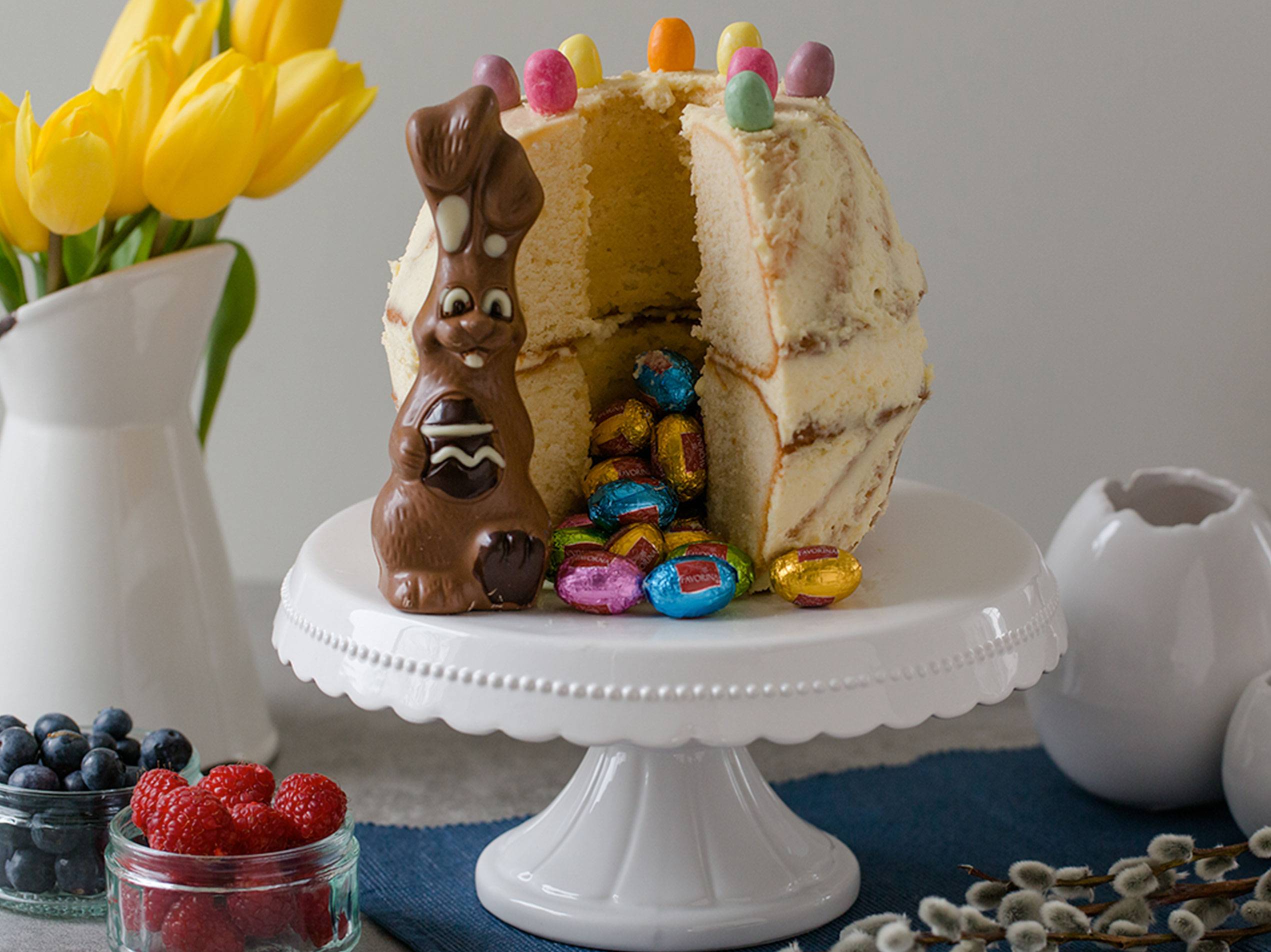 Gefüllter Osterei-Kuchen