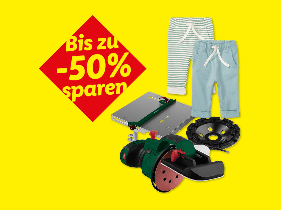 Bosch-Werkzeuge und Kinderkleidung im Angebot: Bis zu 50% sparen!