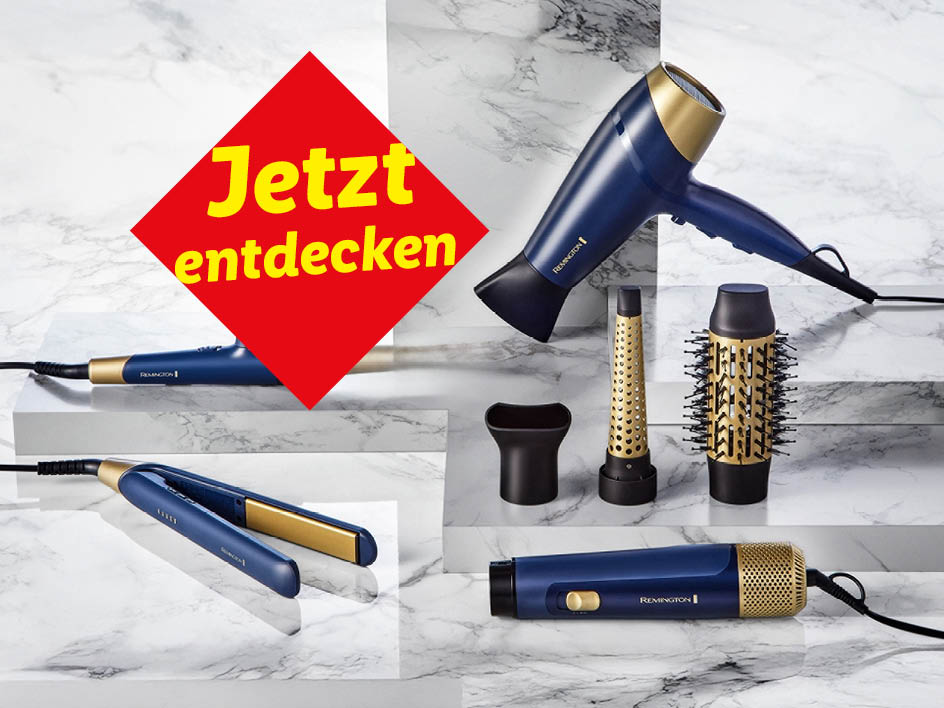 Remington Haartrockner, Glätteisen und Styling-Aufsätze: Jetzt entdecken!