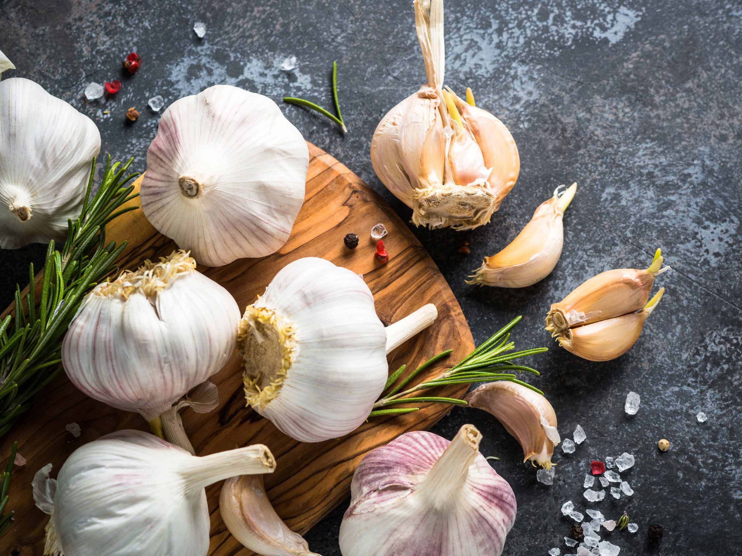 Knoblauch schneiden leicht gemacht